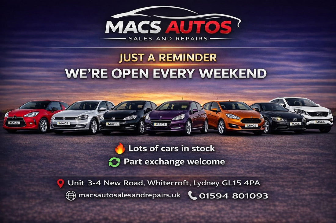 🚗 WE’RE OPEN EVERY WEEKEND 🚗