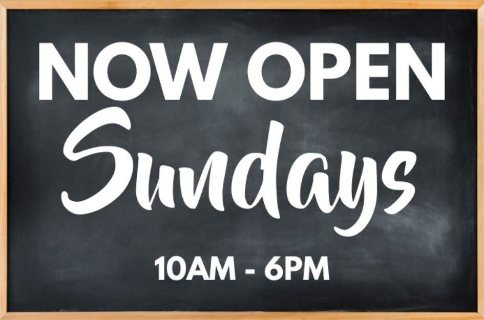 Open on Sundays…